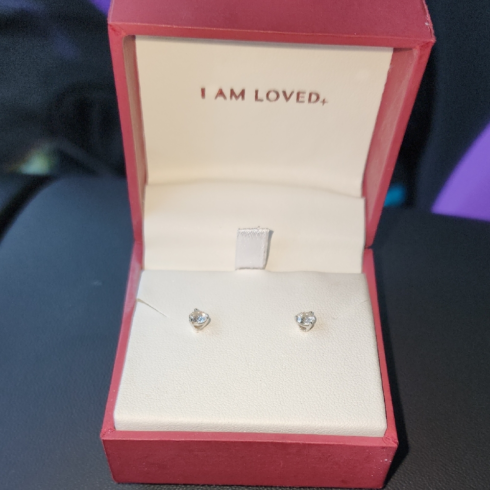 Helzberg Diamonds Silver Stud Earrings